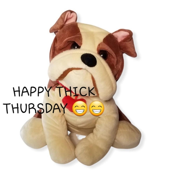 Hugfun British Bulldog Teddy Bear Stuffed Animal - Picture 9 of 9